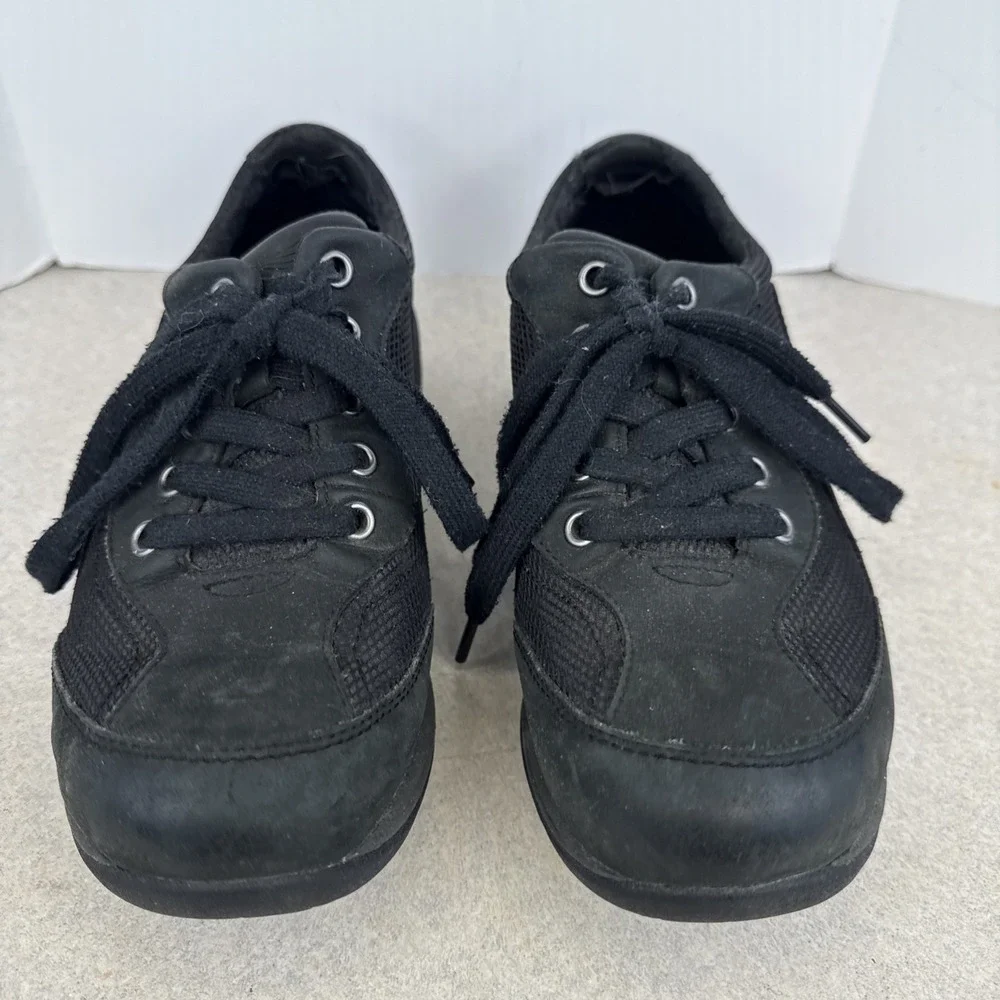 Womens Dansko‎ Black Walking Hiking Waterproof Lace Up Shoe Size 37 Vibram